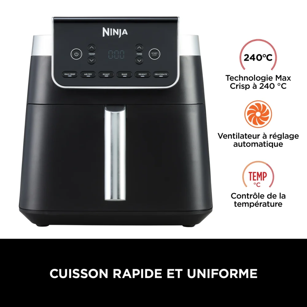 Friteuse sans huile Ninja MAX PRO 6,2 L AF180EU – Image 6